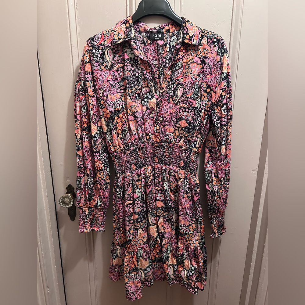 Fate Floral Long Sleeve Dress